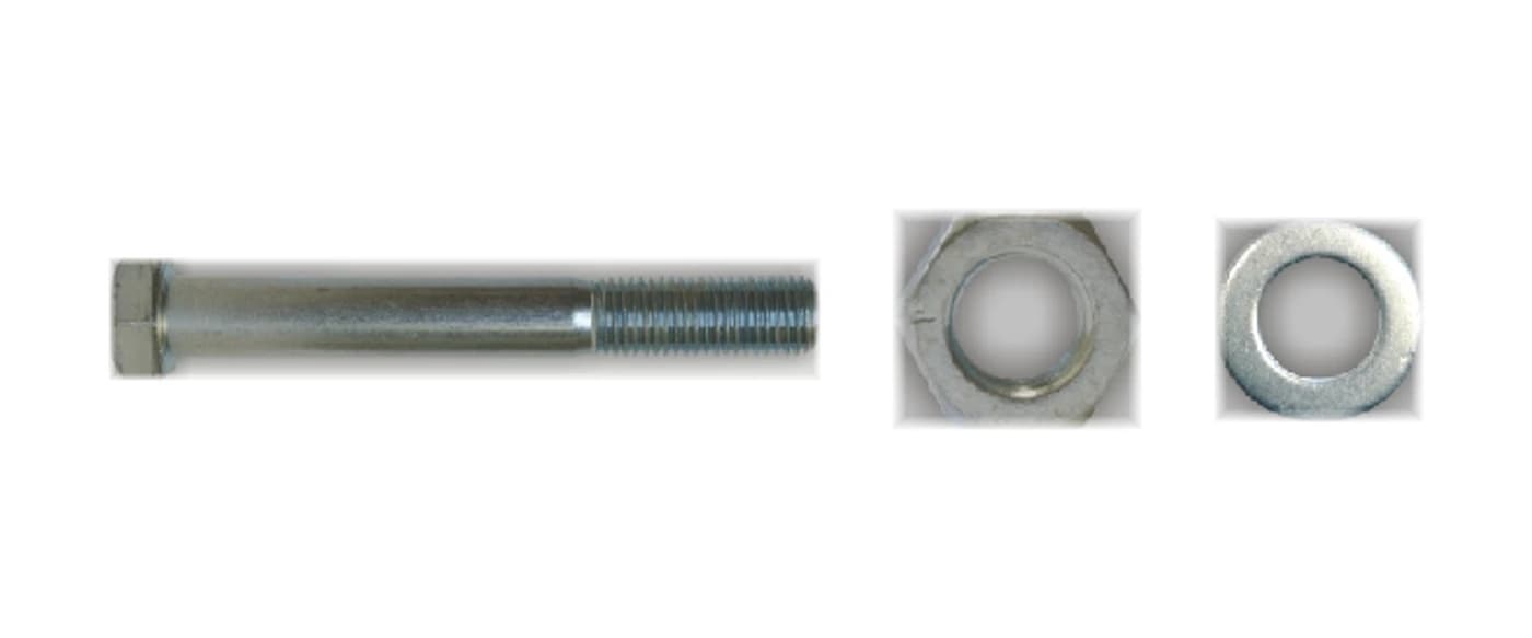 Set 200 bolțuri metrice piulițe șaibe BGS M5-M10