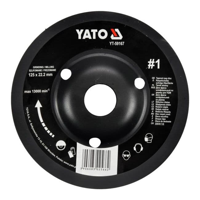Discuri abrazive tăiere metal 125mm YATO pachet 10 buc